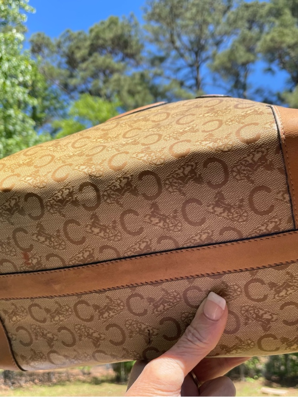 Celine Vintage Sulky Monogram Coated Fabric Boston - Picture 15 of 17